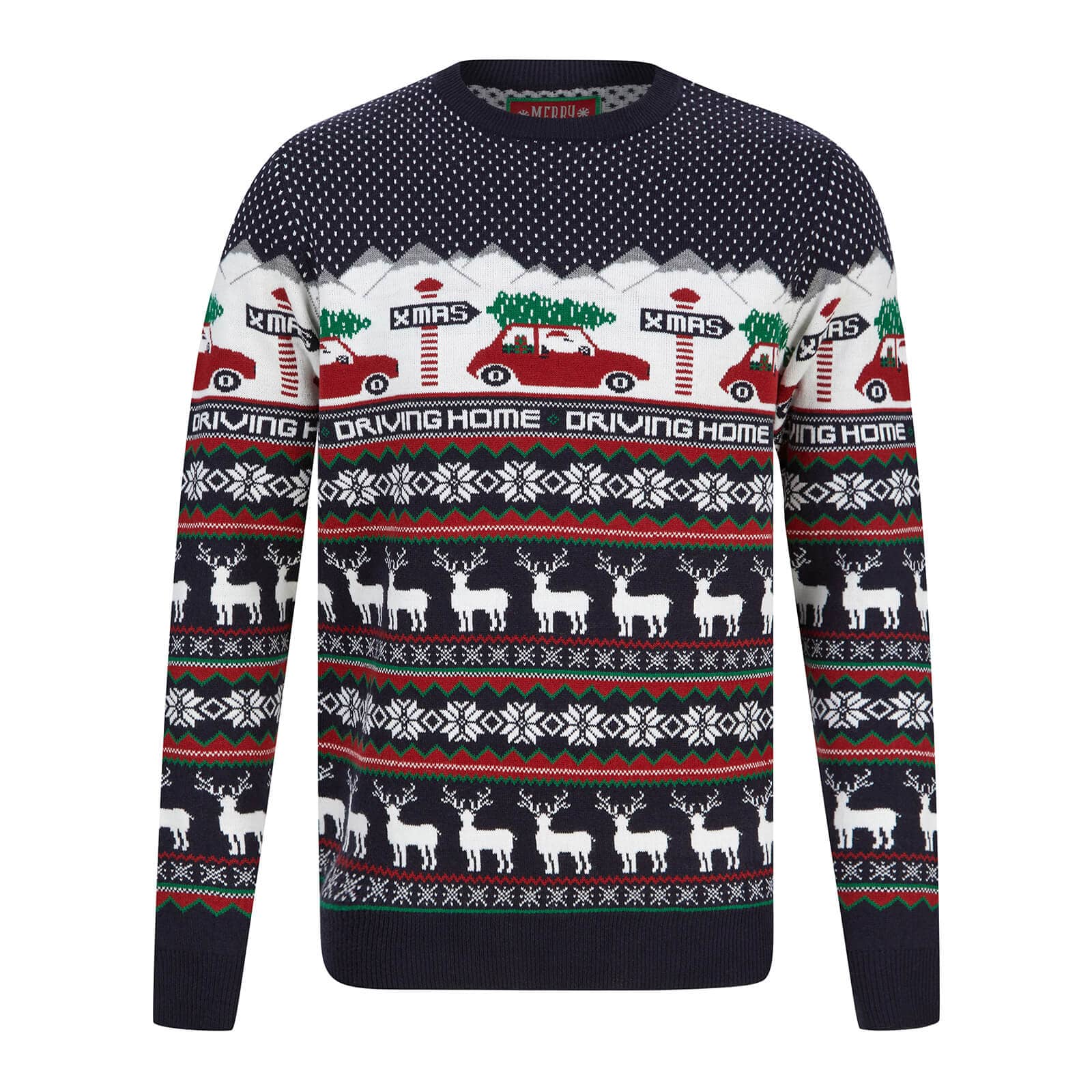 Mens fairisle hotsell christmas jumper