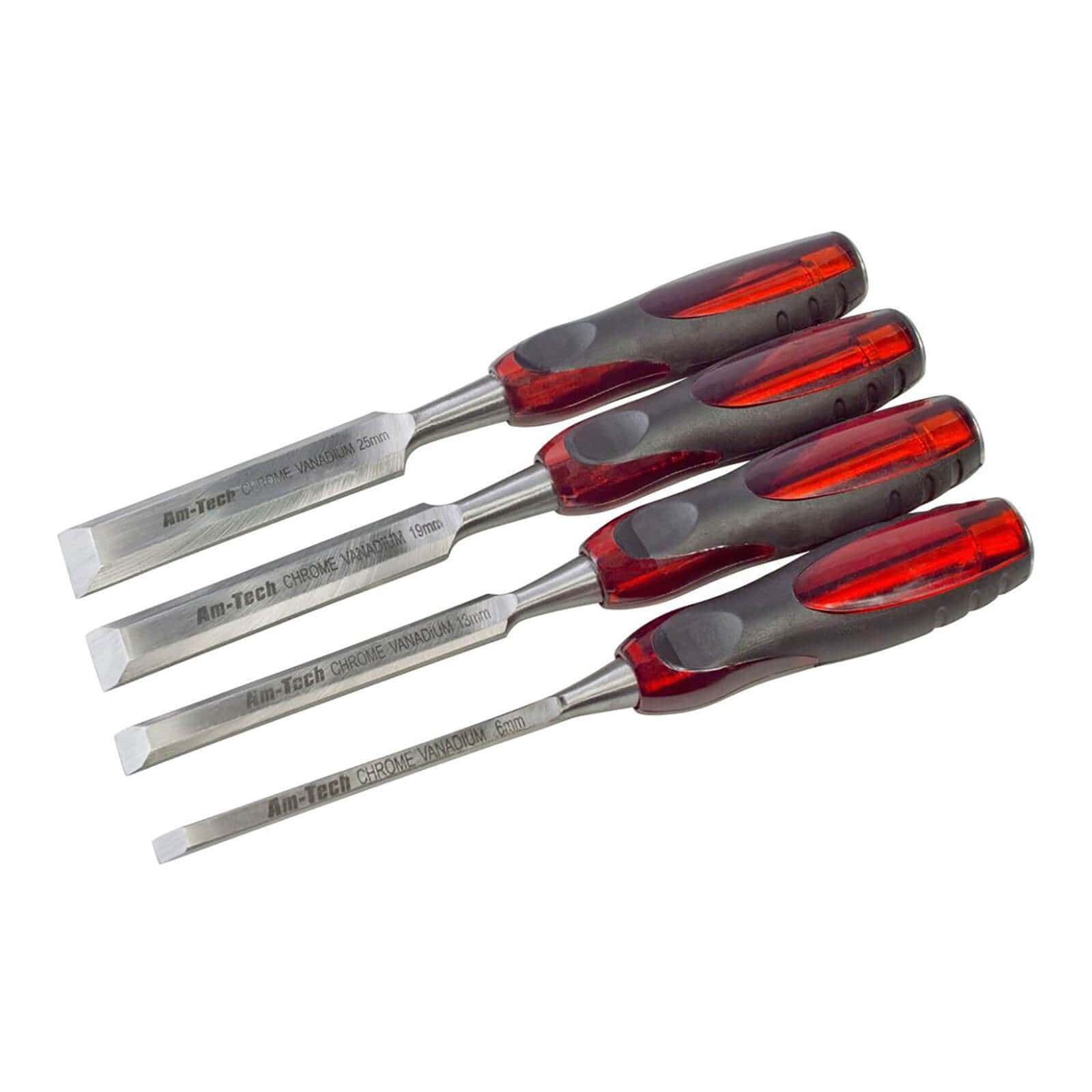 Buy Amtech 4pc Wood Chisel Set Vanadium Steel Xs Stock Xs Uk 6067