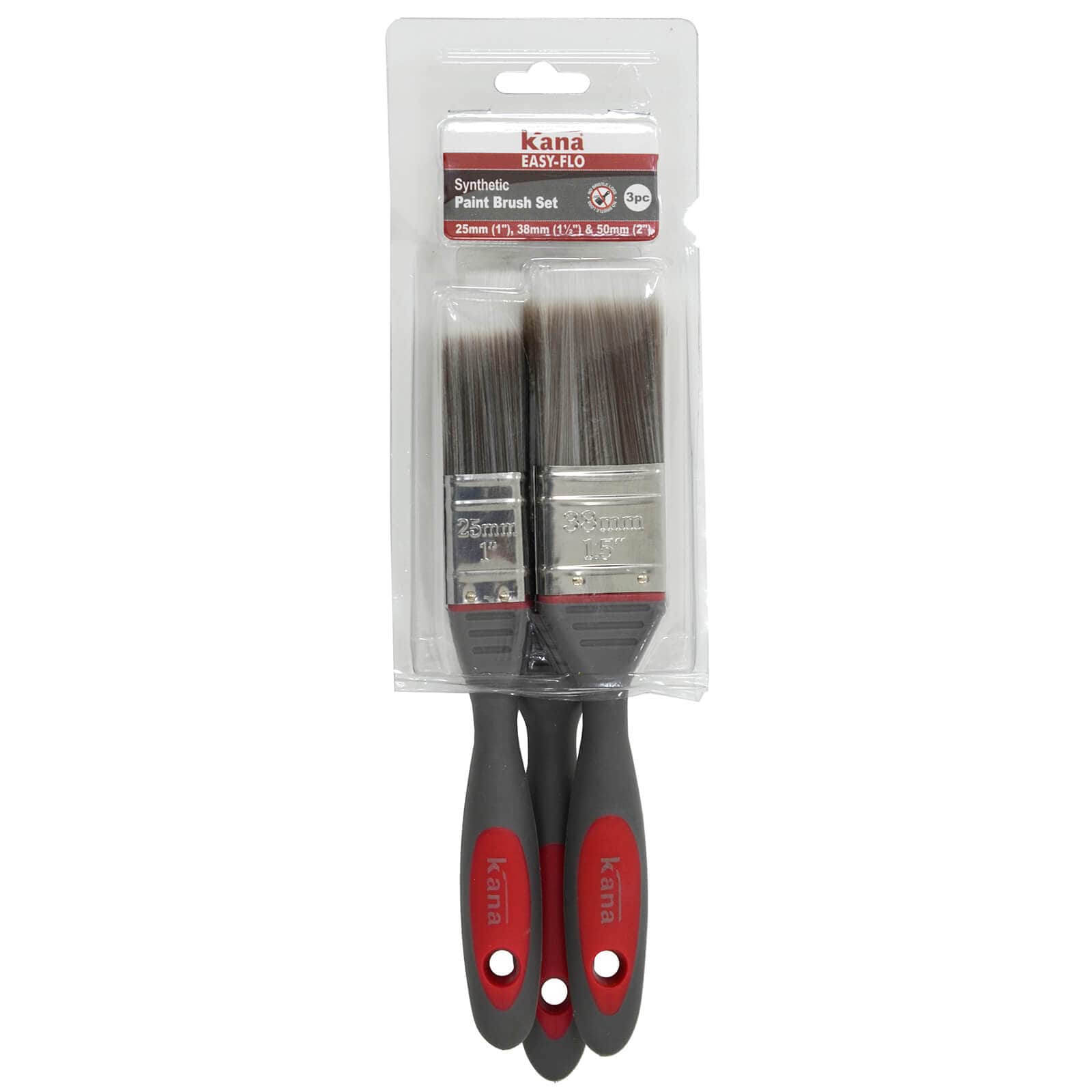 Stanley Maxfinish 3 Piece Synthetic Paint Brush Set