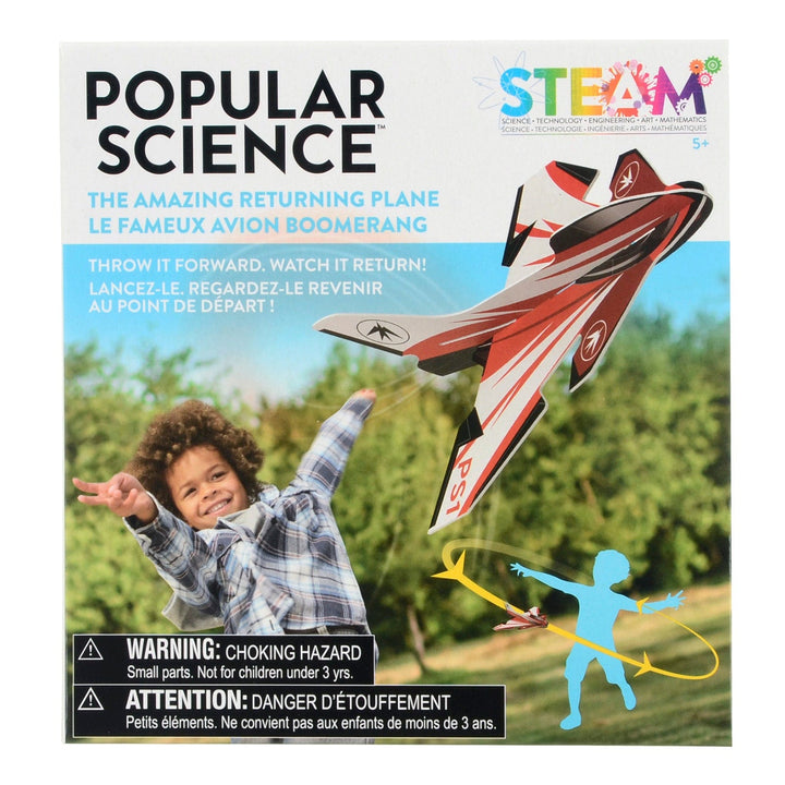 Popular Science The Amazing Returning Plane Kit Boomerang Age 5+