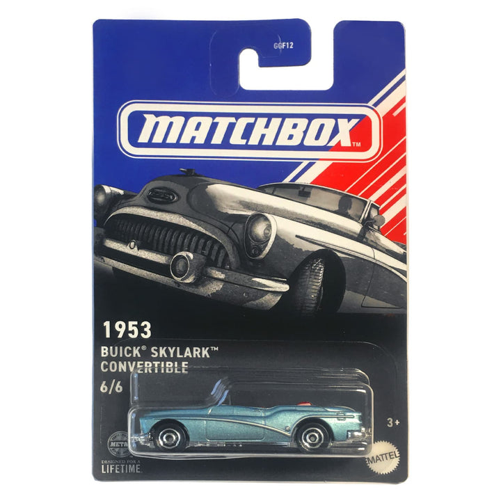 Matchbox GGF12 1953 Buick Skylark die-cast car in packaging