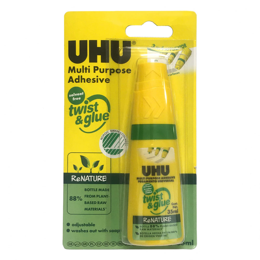 UHU multipurpose adhesive with Twist & Glue 3 in 1 applicator