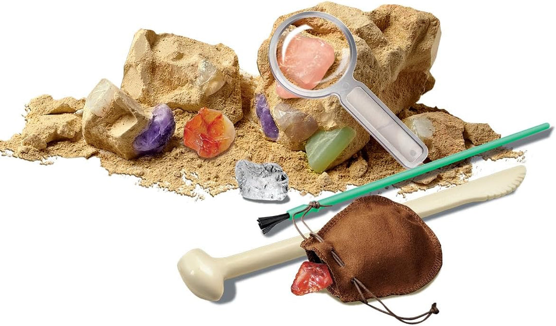 4M STEAM Earth Science Kit – Volcano, Crystal Mining & Growing Fun for Kids