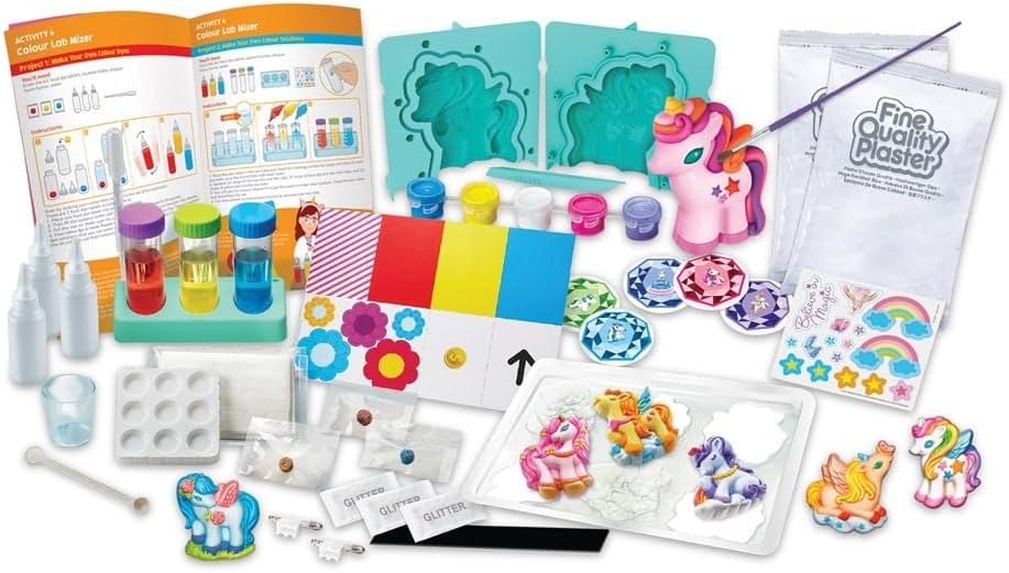 4M Unicorn Science & Craft Kit – Explore STEAM with Over 20 Fun Unicorn Projects!