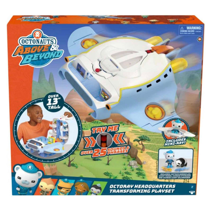 Octonauts Octoray Playset – Transforms, Sounds, Captain Barnacles & More!