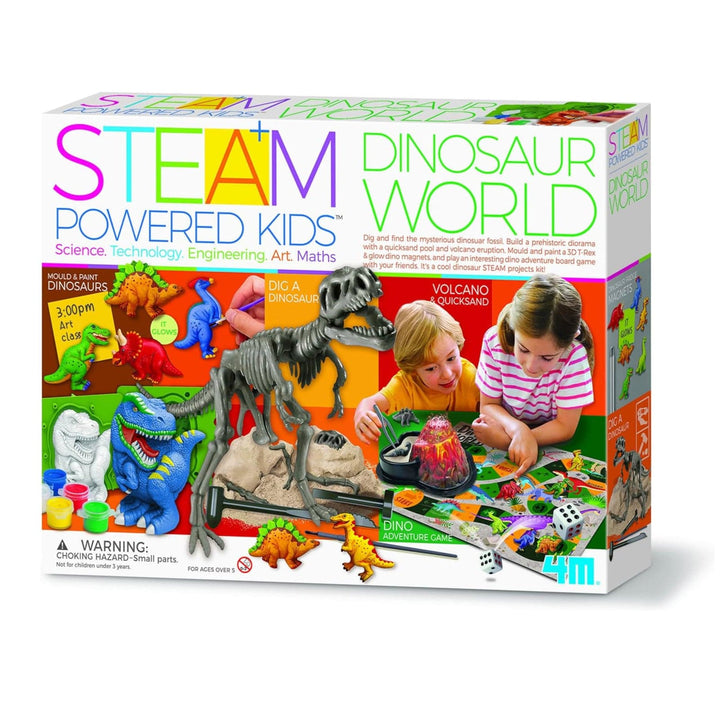 Discover the 4M Dinosaur World Giant Dino STEAM Kit for Kids Aged 5 and Up