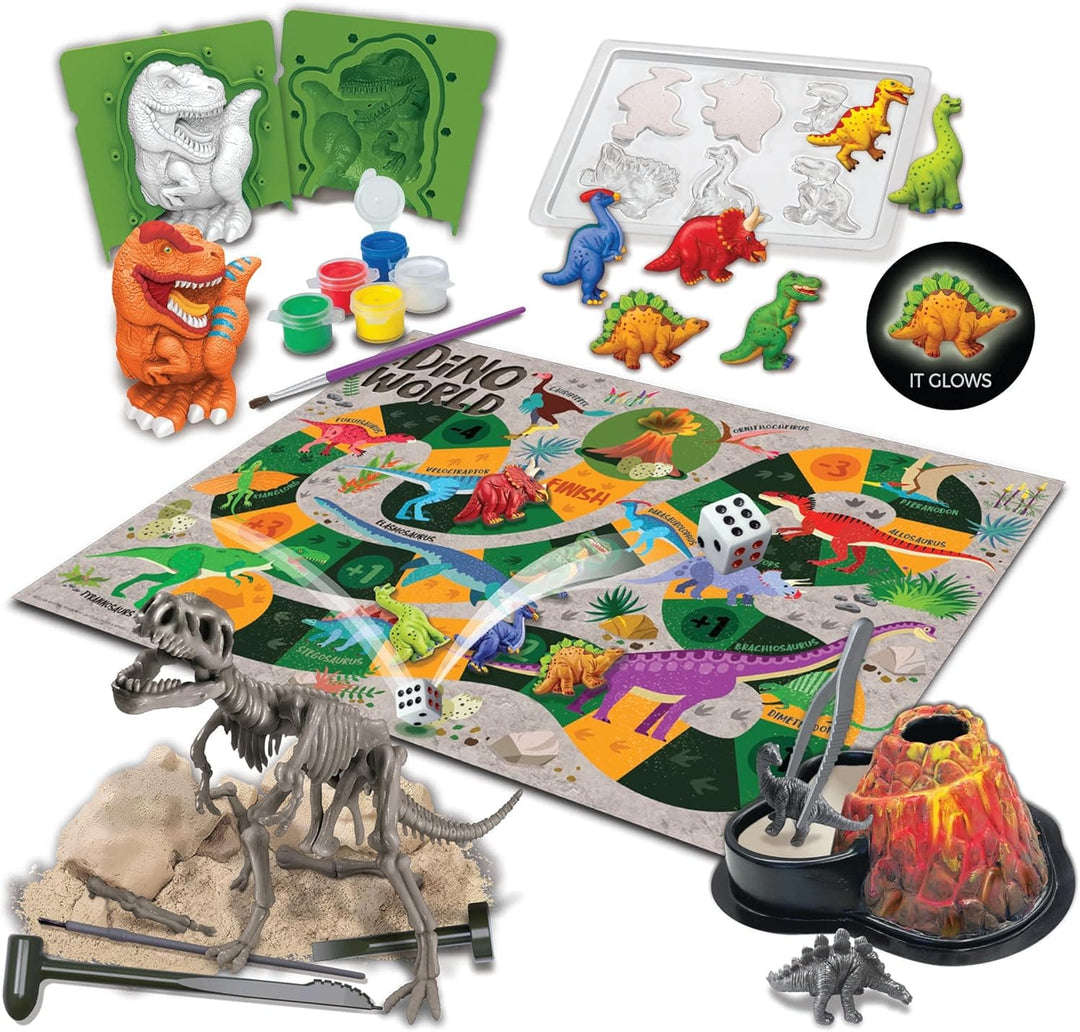 Discover the 4M Dinosaur World Giant Dino STEAM Kit for Kids Aged 5 and Up