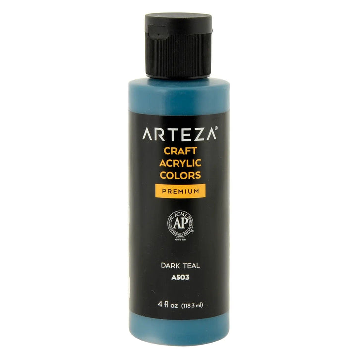 Dark Teal Arteza craft acrylic paint premium 118ml bottle