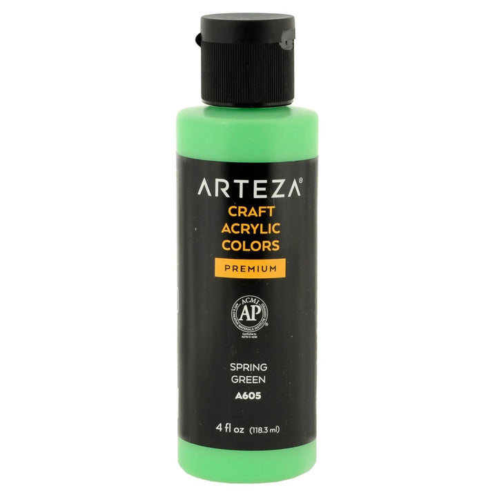 Spring Green Arteza craft acrylic paint premium 118ml bottle