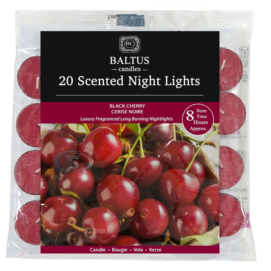 Baltus 20 Pack of Scented Tealight Night Lights Candles 8hr Burn