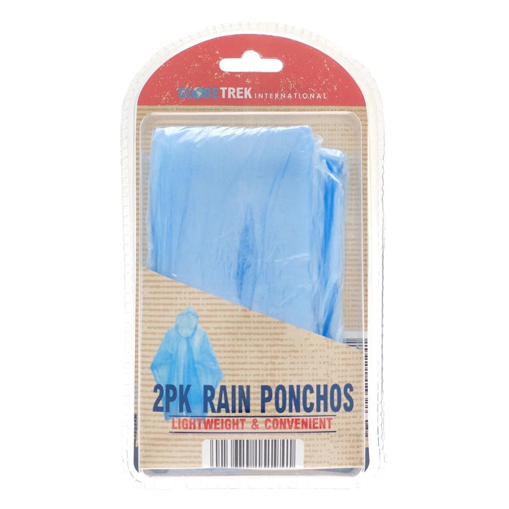 Packaging for a pack of 2 rain ponchos