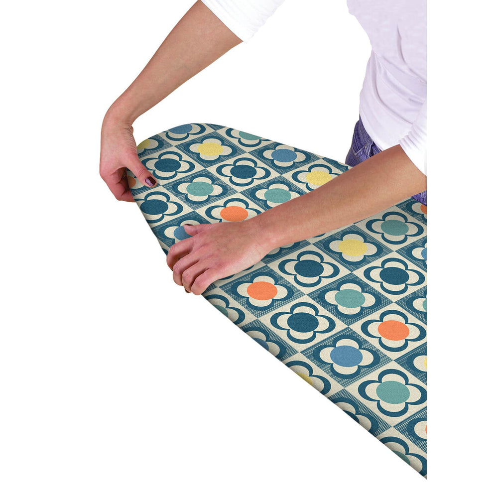 Ironing Board Cover Quick Easy Multi Fit Double Layer Geometric