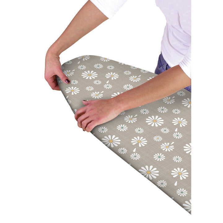 Ironing Board Cover Quick Easy Multi Fit Double Layer Daisy