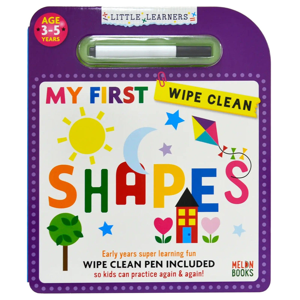 My first wipe clean shapes book for early years super learning fun