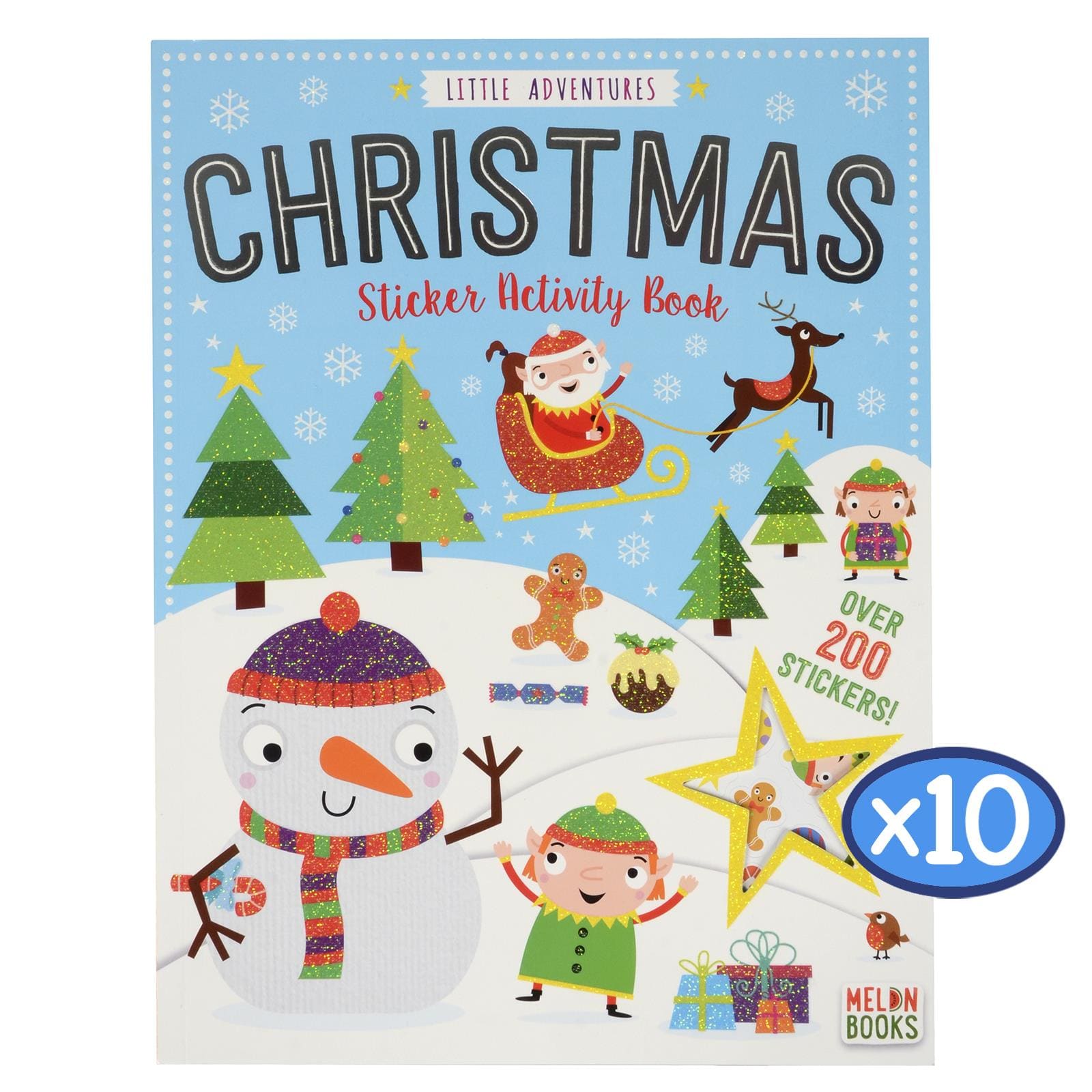 Buy 10 Pack Christmas Advent Sticker Book Online | XS Stock – XS-Stock ...