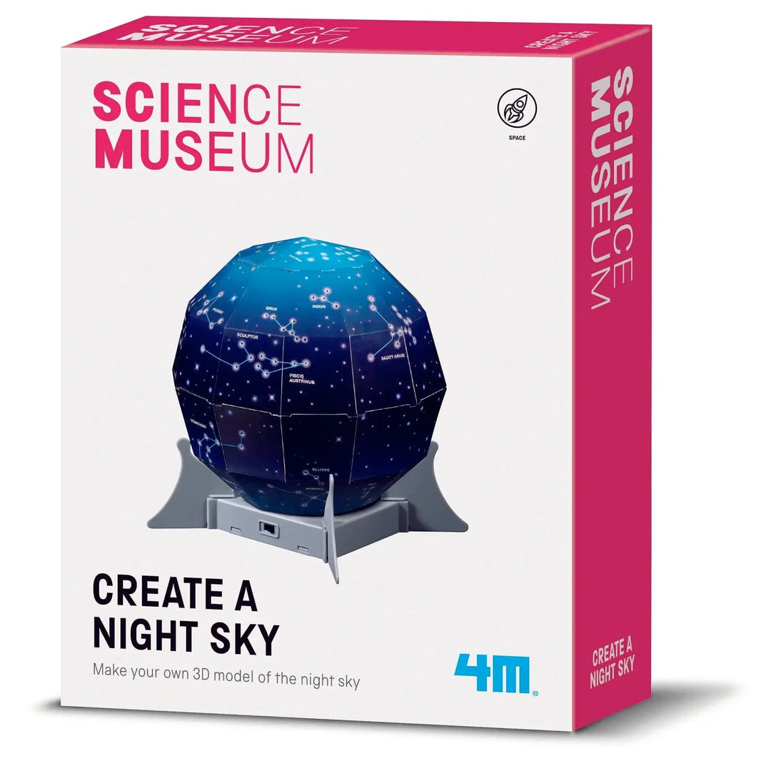 Box packagin of Science Museum create a night sky kit with 3D model