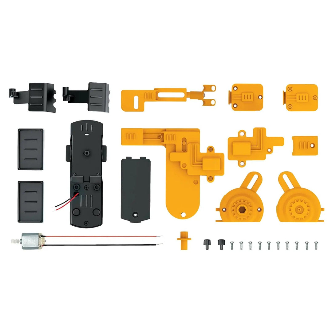 Contents of build your own motorised robotic arm