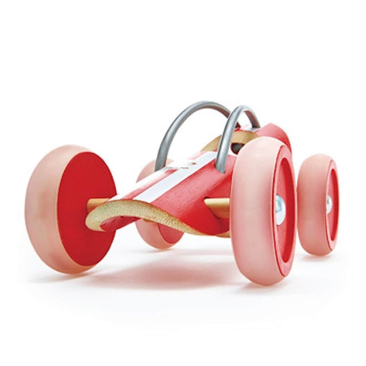 Hape e-Racer Monza Red Toy Car Handcrafted From Bamboo 19cm