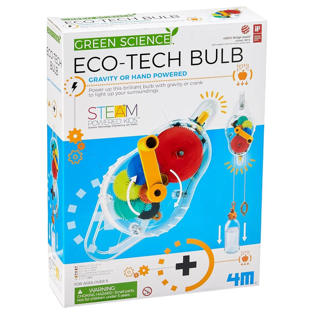 Box packaging of green science eco-tech bulb construction kit