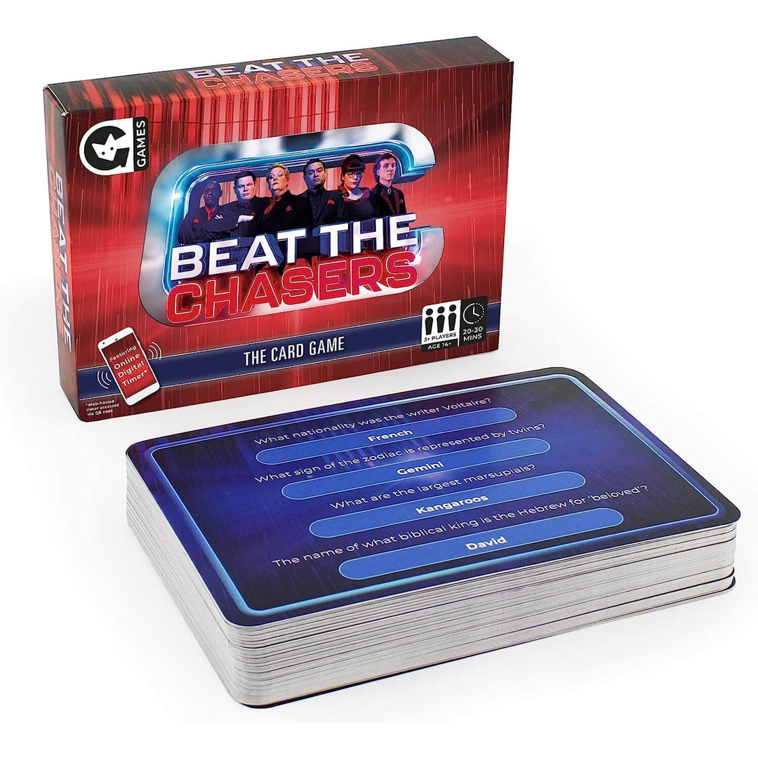 Beat The Chasers Card Game Fun Timed Challenge Age 14+