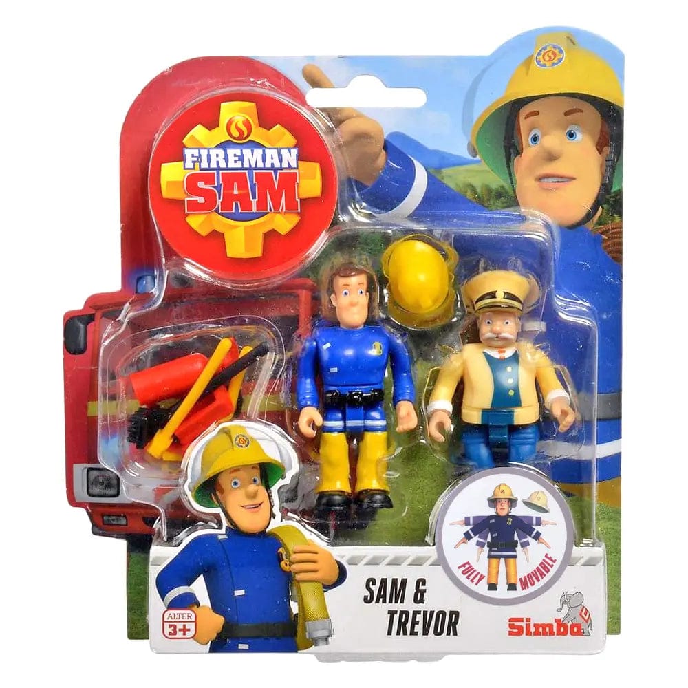 Fireman Sam play set with Sam & Trevor action figures and accessories