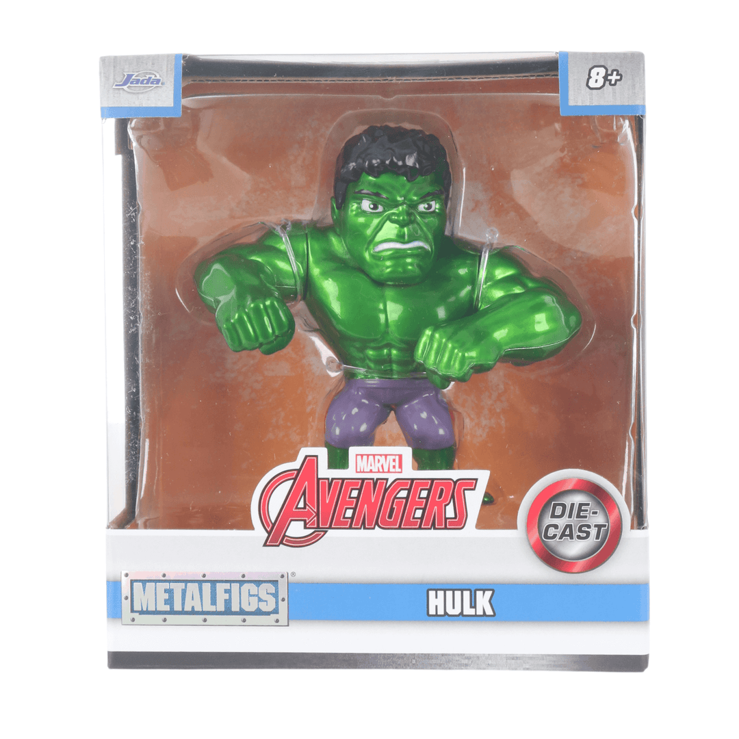 incredible hulk in metalfigs packaging from jada toys & marvel