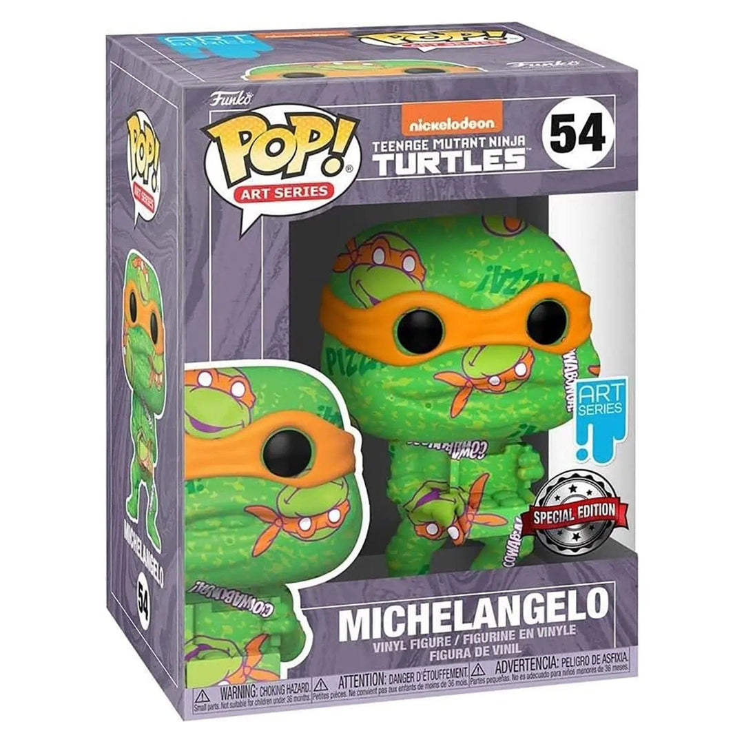 Funko Pop Turtles Michelangelo Art Series limited edition Number 54 in display box