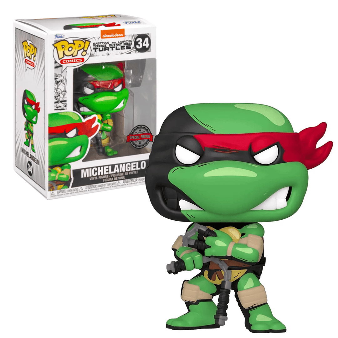 Funko Pop Comics number 34 Special Edition Michelangelo from Teenage Mutant Ninja Turtles