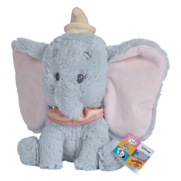 large dumbo plush toy features Disney tag