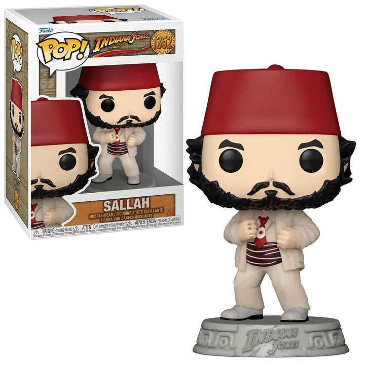 Funko Pop Indiana Jones number 1352 Sallah vinyl figure for collectors