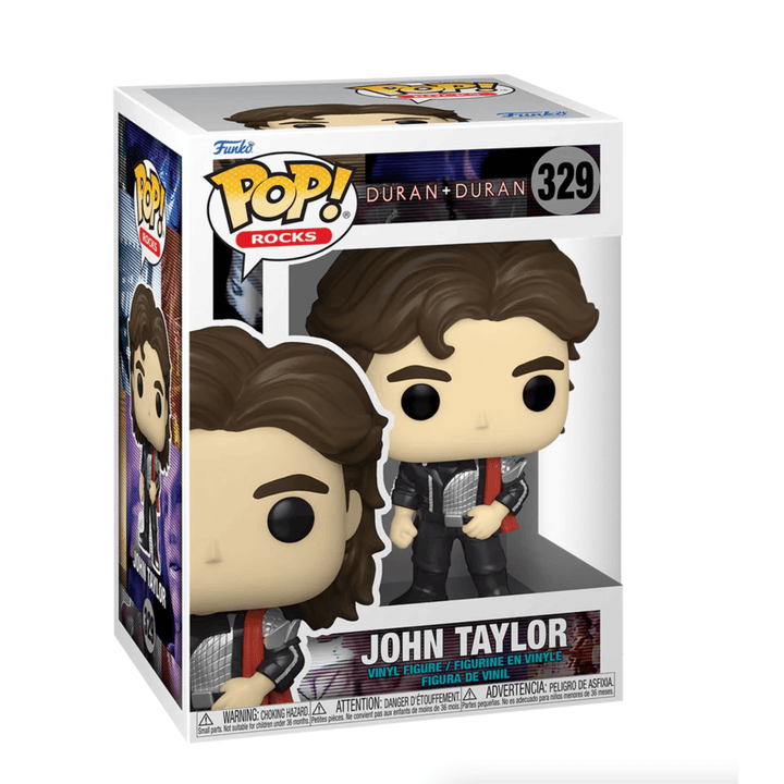 duran duran john taylor funko pop! rocks in packaging with transparent window