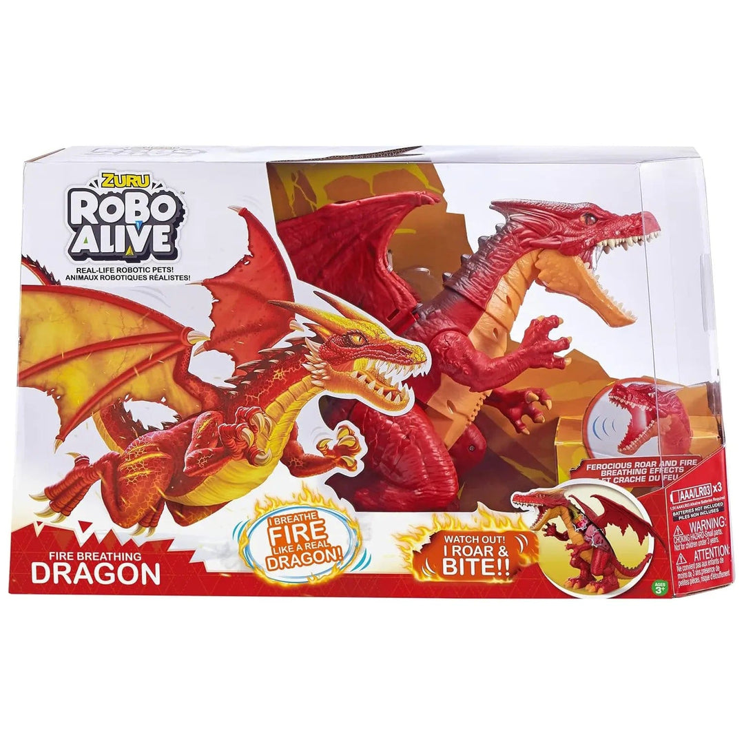 Buy Robo Alive Dragon Walk Roar Bite LED Fire Ice 42cm | XS Stock –  XS-Stock.co.uk