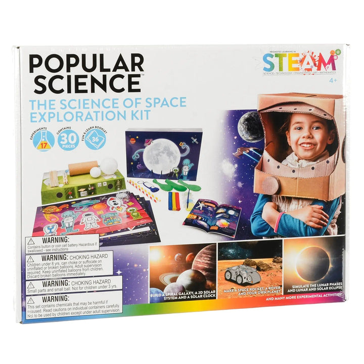 Popular Science the science of space exploration kit with 17 experiments