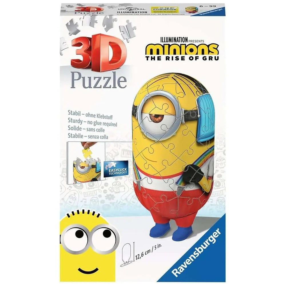 Minions - Roller Skater 3D jigsaw puzzle from Ravensburger