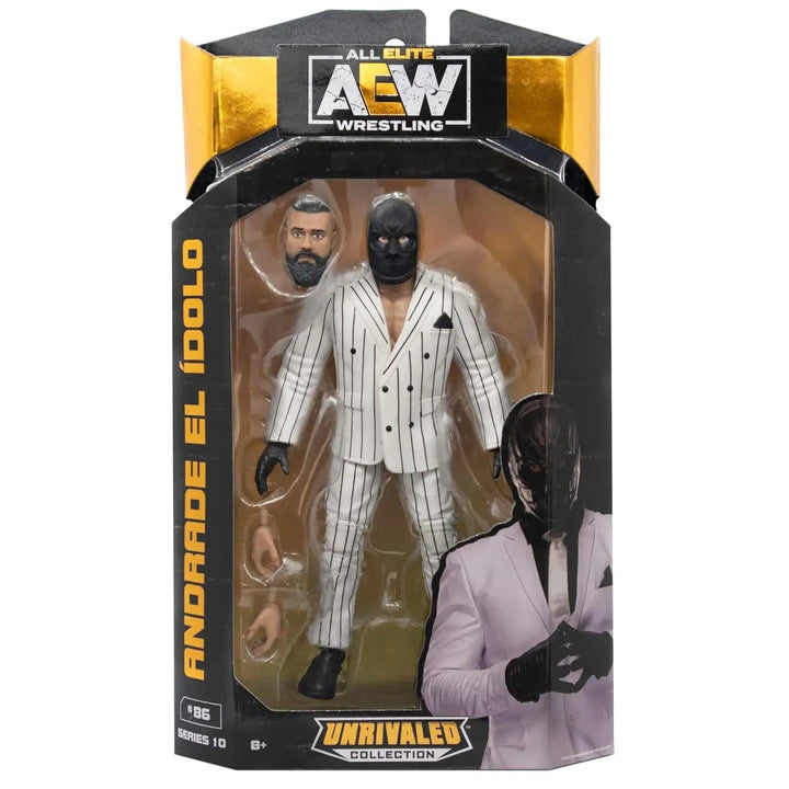 AEW Andrade el idolo wrestling action figure series 10 unrivalled collection