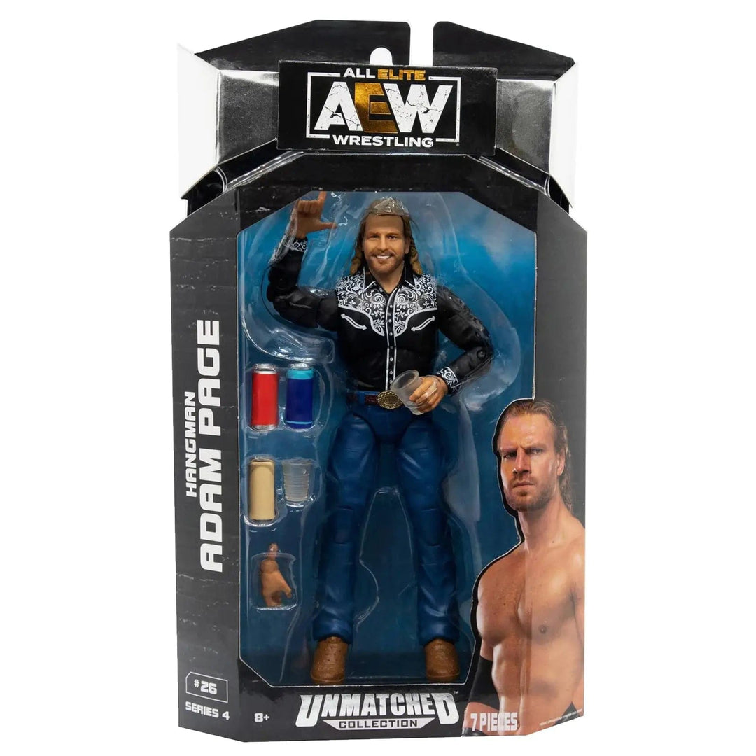 AEW Adam Pace wrestling action figure in display box packaging