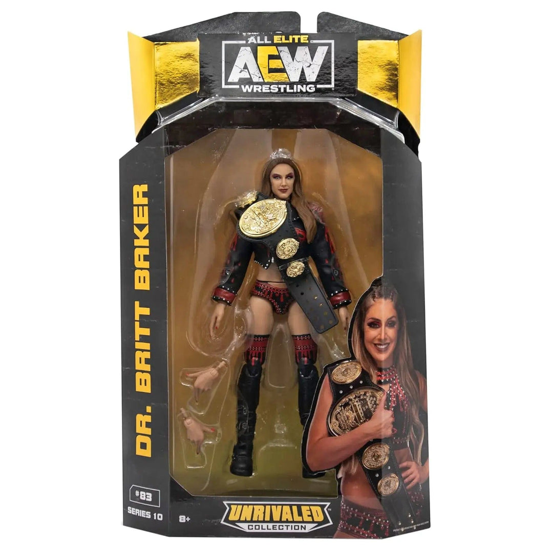 AEW dr britt baker wrestling action figure series 10 unrivalled collection