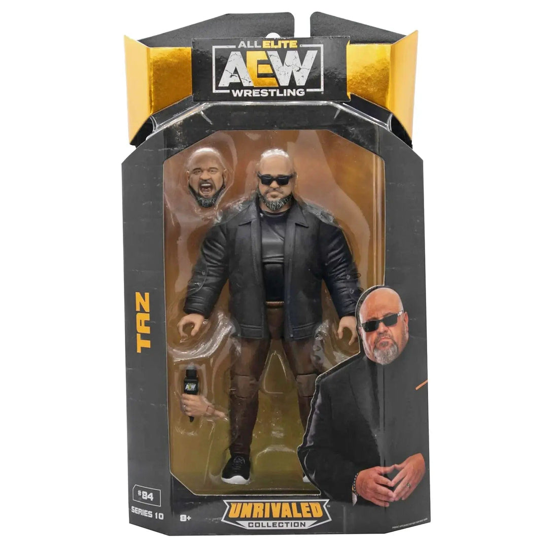 AEW Taz wrestling action figure series 10 unrivalled collection