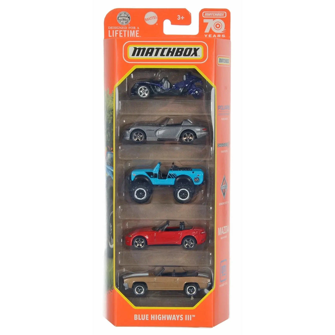 Matchbox Blue Highways III pack of 5 die-cast vehicles