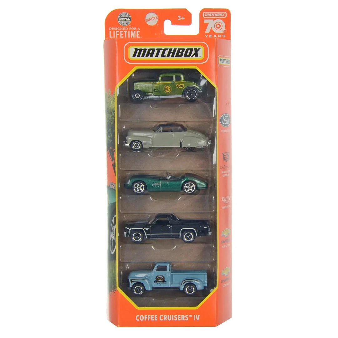 Matchbox Coffee Cruisers IV pack of 5 die-cast vehicles