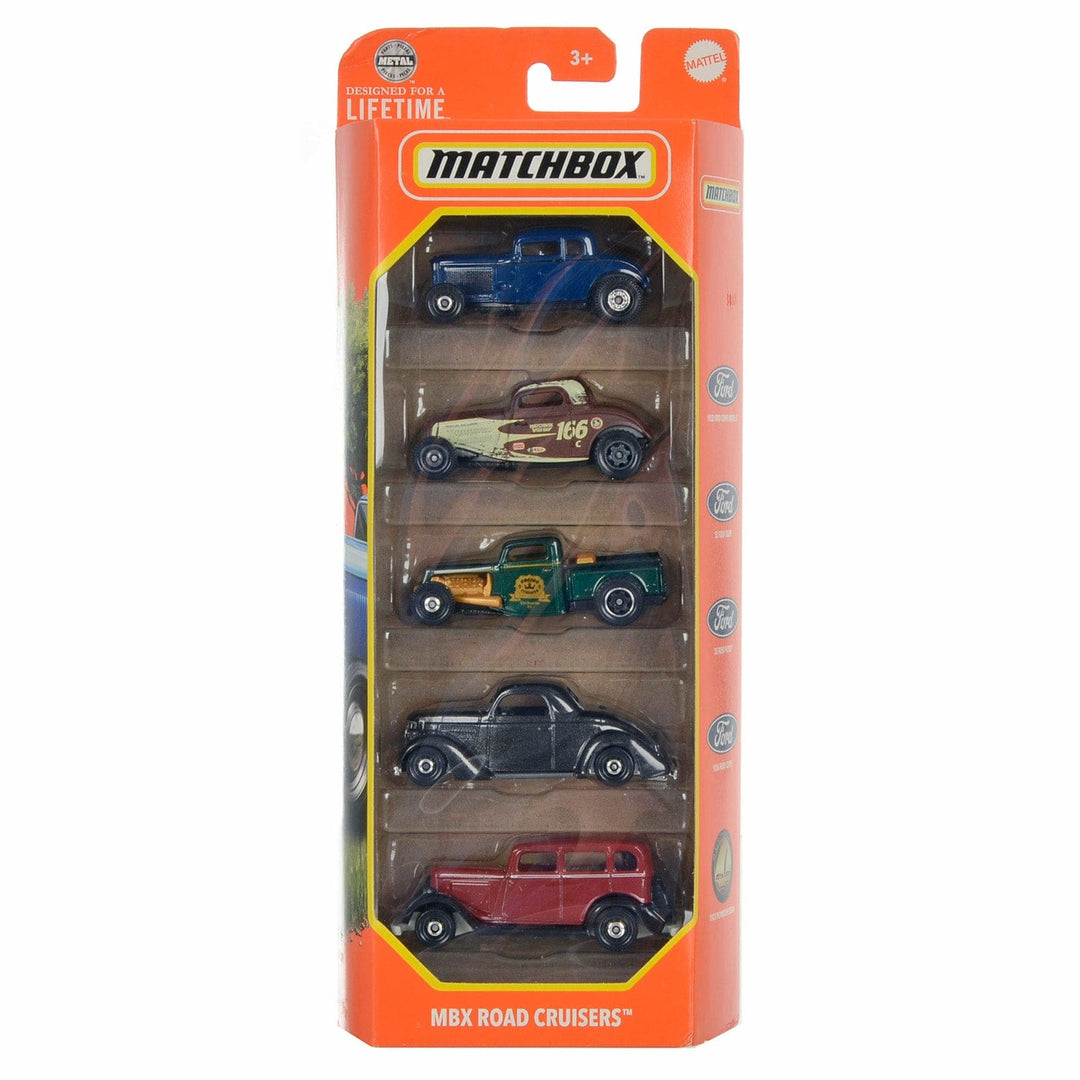 Matchbox Road Cruisers pack of 5 die-cast vehicles