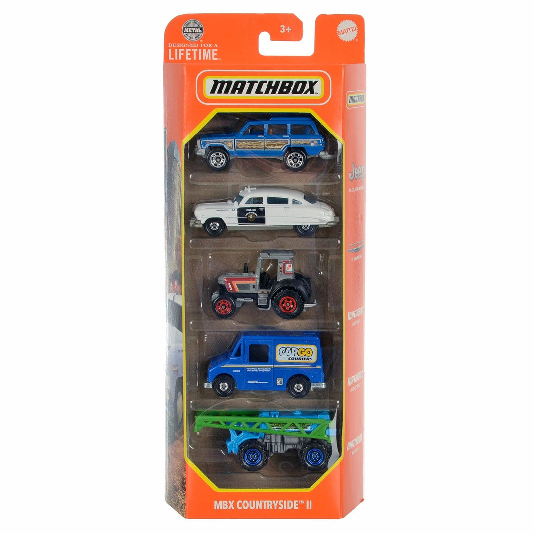 Matchbox Countryside II pack of 5 die-cast vehicles