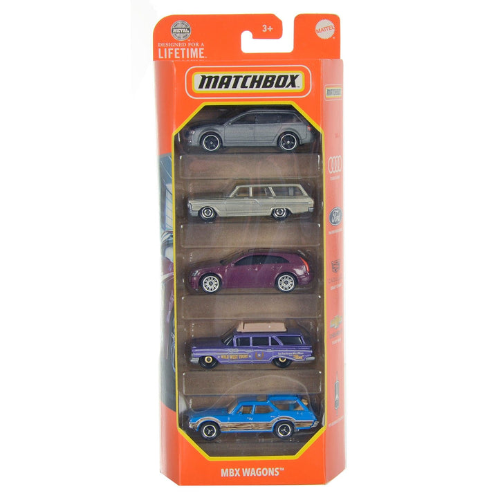 Matchbox Wagons pack of 5 die-cast vehicles