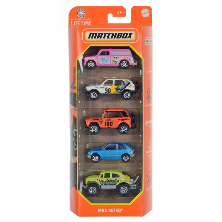 Matchbox Retro pack of 5 die-cast vehicles