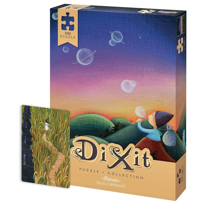 Detours Dixit 500 piece jigsaw puzzle with collectors card