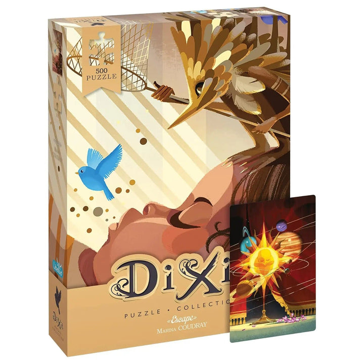 Escape Dixit 500 piece jigsaw puzzle with collectors card