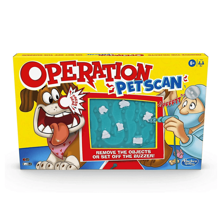 operation pet scan game in cardboard box