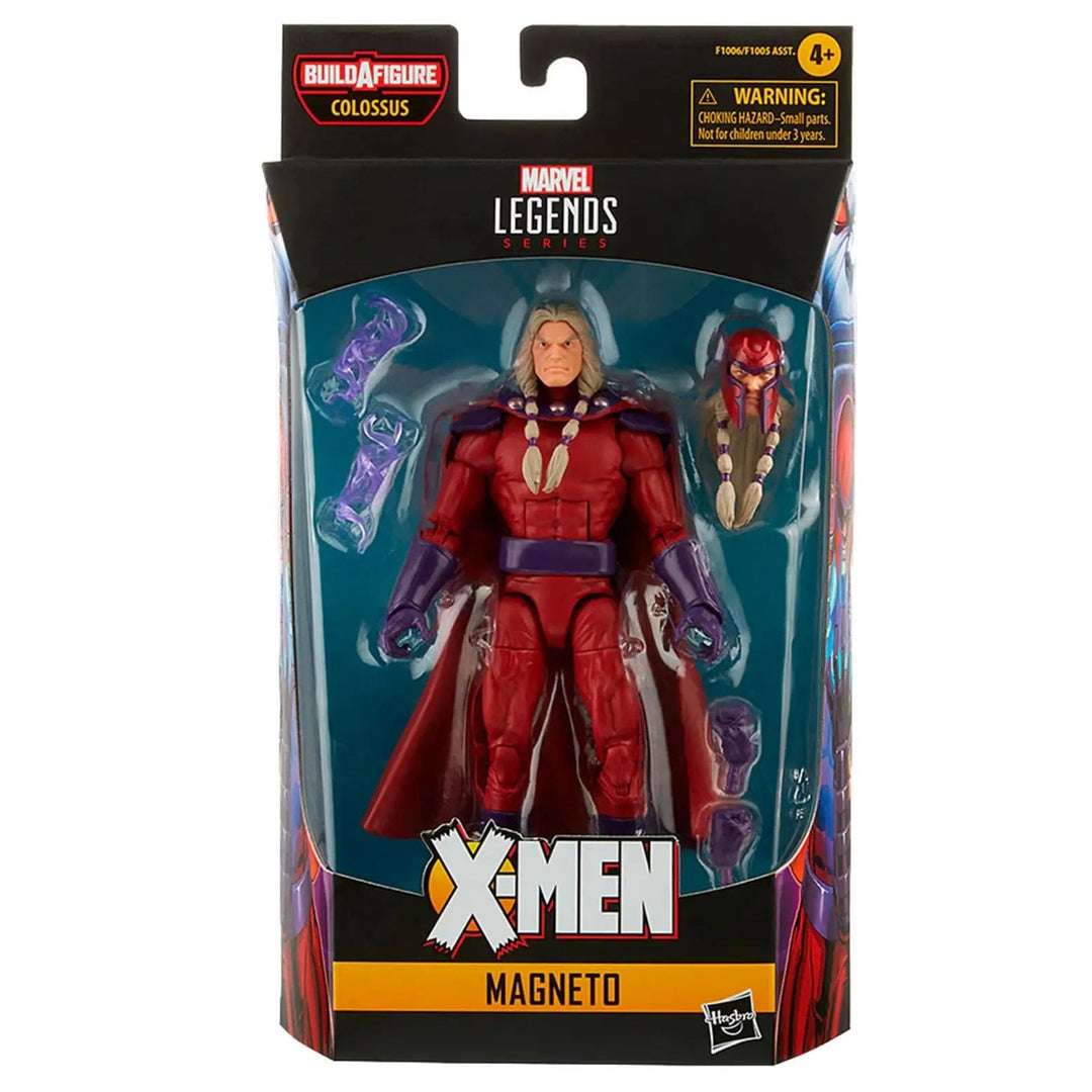 Marvel Legends Magneto collectible figure in collector box packaging