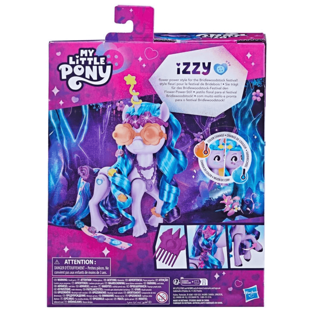 back view of my little pony packaging