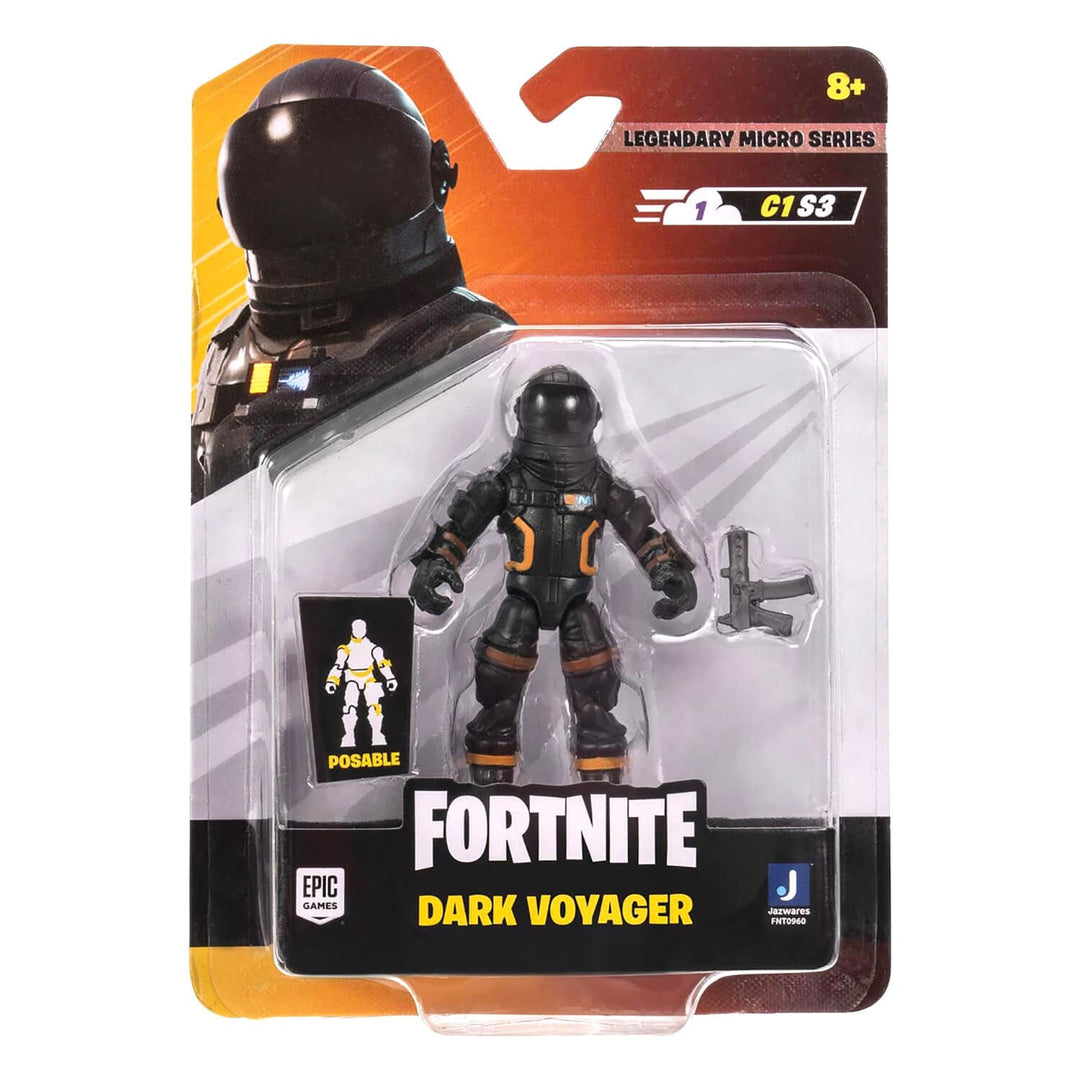 Fortnite Mini Figure With Weapon Legendary Micro Series 6.5cm #04 Dark Voyager